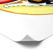 vliegende beagle poster (Hoek)