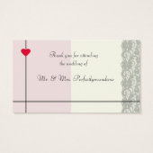 Vliegende biggen cadeau label visitekaartje (Achterkant)