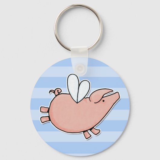 vliegende biggen sleutelhanger (Voorkant)