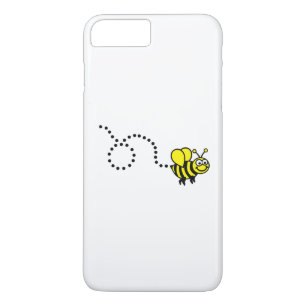 vliegende bij 	iPhone 8 plus / 7 plus hoesje