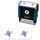 vliegende bij  zelfinktende stempel (In situ)