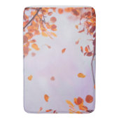 Vliegende bladeren in de Herfst op het vliegveld v Badmat (Voorkant Verticaal)