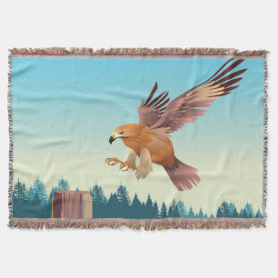 vliegende buizerd deken