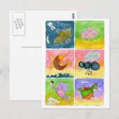 Vliegende dingen... briefkaart (Voorkant / Achterkant)