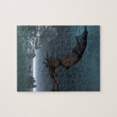 Vliegende draak legpuzzel (Horizontaal)