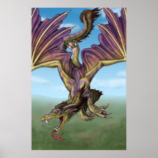 Vliegende draak poster
