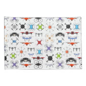 vliegende drone kussensloop (Achterkant-Rechts)