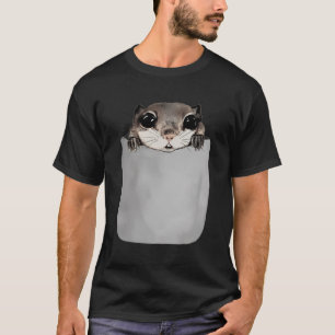 Vliegende eekhoorn Faux Pocket Animal Rescue T-shirt