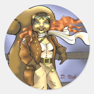 Vliegende eekhoorn Sticker