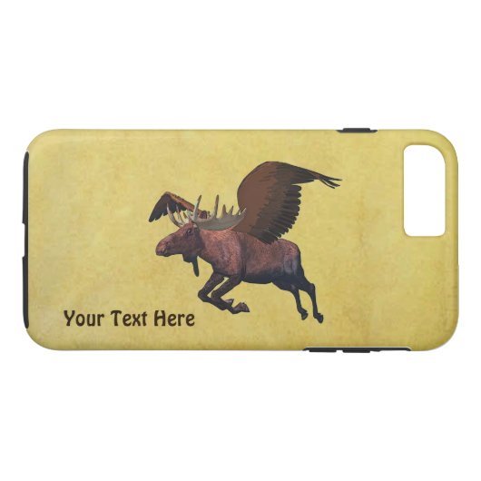 Vliegende Eland Case-Mate iPhone Case (Achterkant (Horizontaal))