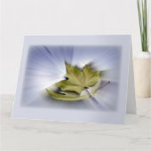 Vliegende esdoornbladeren kaart (Voorkant)