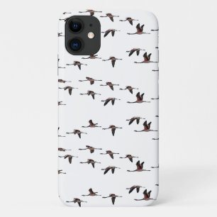Vliegende Flamingo's iPhone 11 Hoesje (kies kleur)