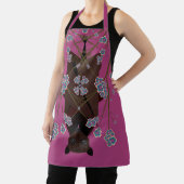 Vliegende Fox Boysenberry Middelgroot Schort (Insitu)