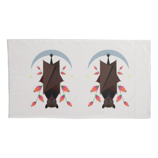 Vliegende Fox King Pillowcases Kussensloop (Achterkant-Rechts)