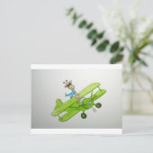 Vliegende Giraffe Briefkaart (Staand voorkant)