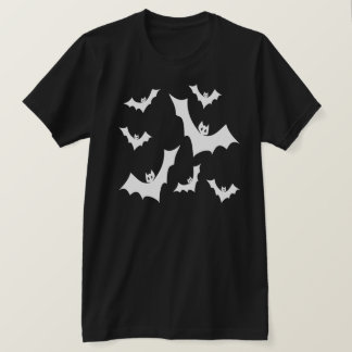 Vliegende gotische vampiervleermuizen t-shirt