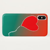 Vliegende hart Case-Mate iPhone case (Achterkant (horizontaal))