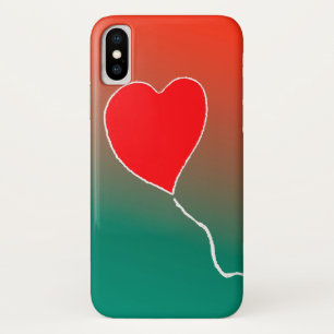 Vliegende hart iPhone x hoesje