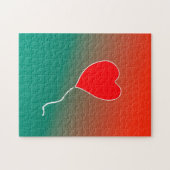 Vliegende hart legpuzzel (Horizontaal)