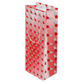 vliegende harten wijn cadeautas (Voorkant Gekanteld)