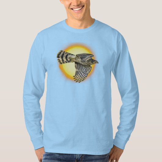 Vliegende Havik Vuur T-shirt (Voorkant)