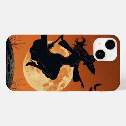 vliegende heks Case-Mate iPhone case (Achterkant (horizontaal))