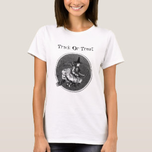  vliegende heks op Broom T-shirt