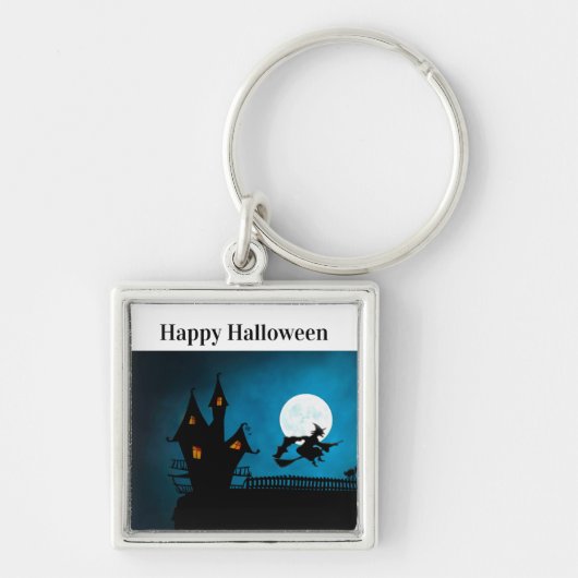 vliegende heks sleutelhanger (Voorkant)
