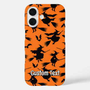 vliegende heksen patroon iPhone 16 hoesje