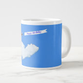 Vliegende Hoge Verjaardagsbanner Extra Grote Beker (Voorkant rechts)