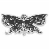 Vliegende hond sticker (Voorkant)