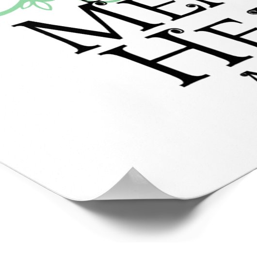 Vliegende hond van de psychische gezondheid poster (Hoek)