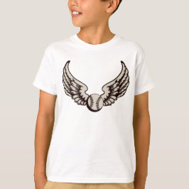 Vliegende honkbal (Ball) voor honkballiefhebbers T-shirt