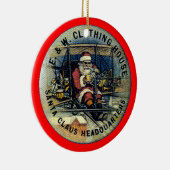 Vliegende kerstman - Ornament (Rechts)