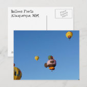 Vliegende kip briefkaart (Voorkant / Achterkant)