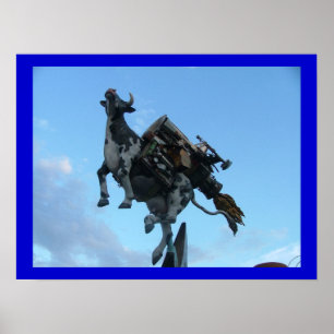 vliegende koe poster