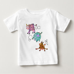 Vliegende Koeien Baby T-shirt