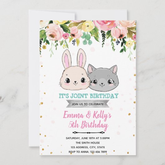 Vliegende konijnenmoord kaart (Voorkant)