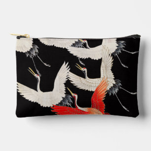 Vliegende kranen: Japanse vogel kimono kunst Etui