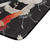 Vliegende kranen: Japanse vogel kimono kunst Snijplank (Hoek)