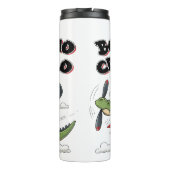 Vliegende krokodil Bombardino Crocodillo Thermosbeker (Achterkant)