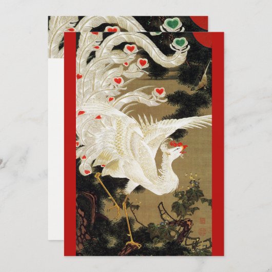 VLIEGENDE LIEFDE FENIX, Veren, Hartjes Valentijnsd Feestdagenkaart (Voorkant / Achterkant)