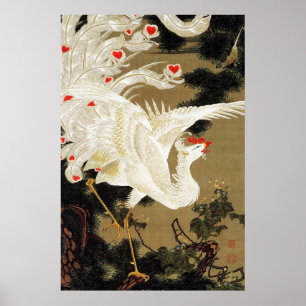 VLIEGENDE LIEFDE FENIX, Veren, Hartjes Valentijnsd Poster