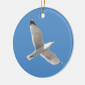 Vliegende meeuw keramisch ornament (Links)