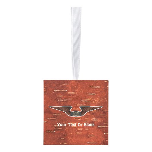 Vliegende Moose Struik Pilot Kubus Ornament (Rechts)