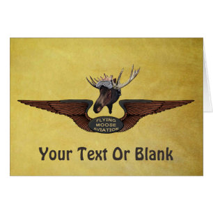 Vliegende Moose Struik Pilot Wings