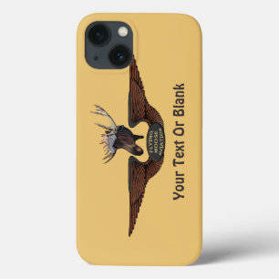 Vliegende Moose Struik Pilot Wings iPhone 13 Hoesje