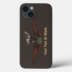 Vliegende Moose Struik Pilot Wings iPhone 13 Hoesje