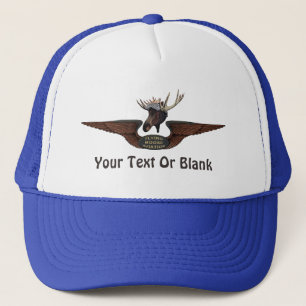 Vliegende Moose Struik Pilot Wings Trucker Pet