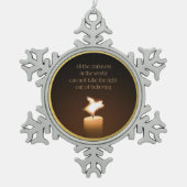 Vliegende Ornament met kaars (Voorkant)